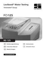 Lovibond Thermoreactor RD 125 El manual del propietario