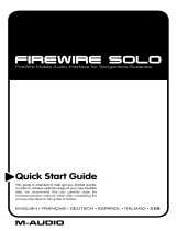 M-Audio FireWire Solo El manual del propietario