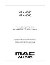 MAC Audio MPX 4500 El manual del propietario