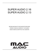 MAC Audio SUPER AUDIO 2.13 El manual del propietario