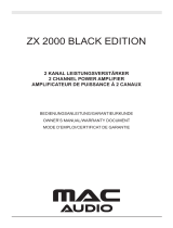 MAC Audio ZX 2000 El manual del propietario
