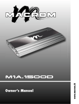 Macrom M1A.1500D Manual de usuario