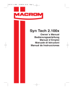 Macrom Stereo Amplifier 2.100x Manual de usuario