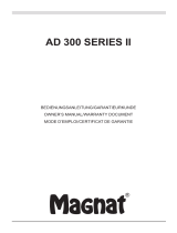 Magnat Audio AD 300 Series II El manual del propietario