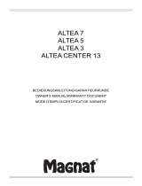 Magnat Altea Center 13 El manual del propietario