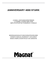 Magnat Anniversary 4000 STARK El manual del propietario