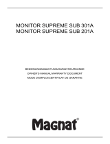Magnat Monitor Supreme Sub 301 A El manual del propietario