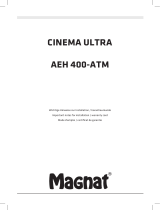 Magnat Audio Cinema Ultra AEH 400-ATM El manual del propietario