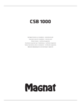 Magnat Audio CSB 1000 El manual del propietario