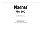 Magnat Audio MA 600 El manual del propietario