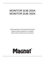 Magnat Audio MONITOR SUB 300A El manual del propietario