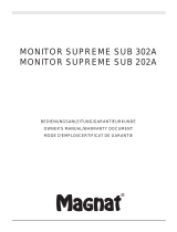 Magnat Monitor Supreme Sub 202A El manual del propietario