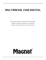 Magnat Audio MULTIMEDIA 2100 DIGITAL El manual del propietario
