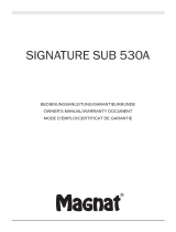 Magnat Signature Sub 530A El manual del propietario