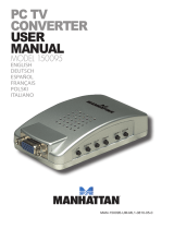 Manhattan PC TV Converter Manual de usuario