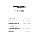 Marantz PMD-100CD Guía del usuario