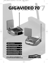 Marmitek A/V transmitters Wireless: GigaVideo 70 Manual de usuario