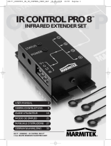 Marmitek Infrared extenders: IR Control Pro8 Manual de usuario