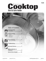 Maytag MEC4436AAW - 36 Inch Electric Cooktop Manual de usuario