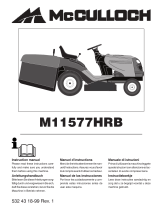 McCulloch M11577HRB Manual de usuario