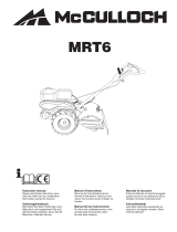 McCulloch Cultivator MRT6 Manual de usuario