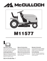 McCulloch M11577 Manual de usuario