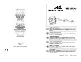 McCulloch MAC GBV 345 El manual del propietario