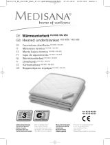 Medisana Heated underblanket with stretch function HU 655 El manual del propietario