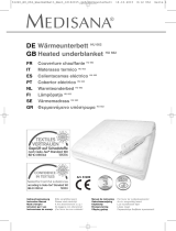 Medisana Wärmeunterbettt "HU 662", Weiß, 100 Watt, 150 x 80 cm El manual del propietario