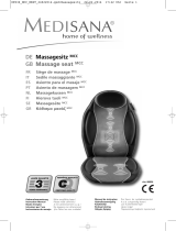 Medisana Massage seat cover MCC El manual del propietario