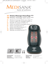 Medisana MCN Shiatsu massage seat cover El manual del propietario