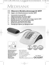Medisana Upper arm blood pressure monitor MTP red El manual del propietario