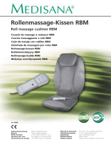 Medisana Rolling massage seat cover RBM El manual del propietario