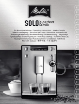 Melitta CAFFEO SOLO & Perfect Milk El manual del propietario