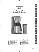 Melitta Single5® Therm SST Operating Instructions Manual