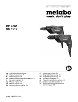 Metabo BE 4006 El manual del propietario