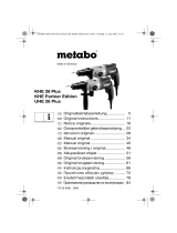 Metabo UHE 28 Plus El manual del propietario