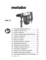 Metabo KHE 76 Instrucciones de operación