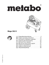Metabo Mega 350 D Instrucciones de operación