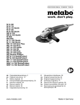 Metabo WE 14-150 Quick Manual de usuario