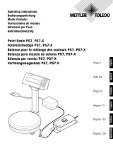 Mettler Toledo PS7, PS7-X Paint Scale Instrucciones de operación
