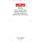 Sony Ericsson Camera Flash SCA 3602 M4 Manual de usuario