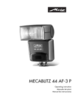 Metz mecablitz 44 AF-3 Pentax Manual de usuario