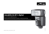 Metz Mecablitz 64 AF-1 digital - Pentax El manual del propietario
