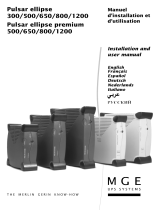 MGE UPS Systems 300, 500, 650, 800, 1200, Premium 500, Premium 650, Premium 800, Premium 1200 Manual de usuario