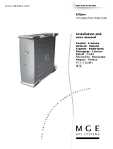 MGE UPS Systems 1500 Manual de usuario