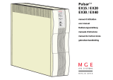 MGE UPS Systems EX40 Manual de usuario