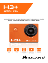 Midland H3+ Full HD Action Kamera Manual de usuario