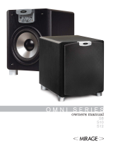 MIRAGE SPEAKERS OMNI 50 Manual de usuario