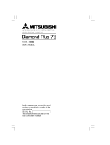 Mitsubishi Diamond Plus 73 N0701 Manual de usuario